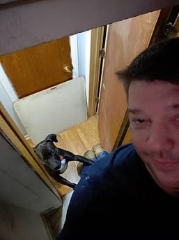 selfie with dog
